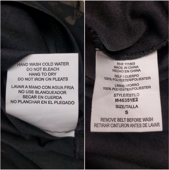 As U Wish Novelty Bow Print Micro Pleat Dress S - Picture 7 of 8